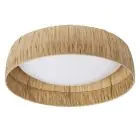 Ledvance LED Decor Pared y Luz de techo Bambú Marrón 18W 750lm - 830 Luz Cálida