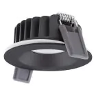 Ledvance Foco LED Air Fix Aluminium Negro 6W 480lm 36D - 927 Luz muy Cálida | Recorte 68mm - IP65 - Mejor reproducción de color - Regulable