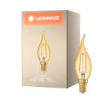 Ledvance Vintage 1906 LED E14 Vela Oro 2.5W 220lm - 824 Luz muy Cálida | Reemplazo 22W