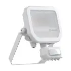 Ledvance Proyector LED Aluminium Blanco 8W 1200lm 100D - 840 Blanco Frio | IP65 - Sensor De Movimiento Y Luz - Simétrico