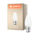 Ledvance Classic LED B22 Vela Mate 3.4W 470lm - 827 Luz Muy Cálida | Reemplazo 40W