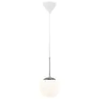 Nordlux Café Colgante De Luz Vidrio Blanco | Apta para E27