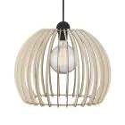 Nordlux Colgante de luz Chino 40 E27 Marrón - Madera | Max. 60W