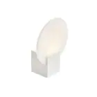 Nordlux Hester Luz De Pared Vidrio Blanco - 9.5W 900lm - 930 Luz Cálida | IP44 - Mejor Reproducción De Color - 3 Pasos Regulable