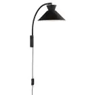 Nordlux Dial Luz De Pared Metal Negro | Apta para 1x E27