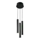 Nordlux Vico Colgante De Luz Metal Negro | Apta para 3x GU10