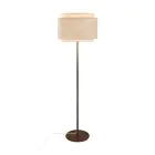 DFTP by Nordlux Takai Lámpara de pie Metal y Textil Beige | Apta para E27