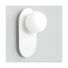 Emibig Pared y Luz de techo Viva Acero Blanco | Apta para 1x G9 - Max 8W