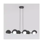 Emibig Colgante De Luz Boom Acero Negro | Apta para 6x G9 - Max 8W
