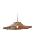 Good&Mojo Colgante De Luz Cancun Rattan Natural S | Apta para 1x E27 