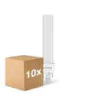 Multipack 10x Noxion Lucent PL-C LED 7.4W - 840 Blanco Frio | 2-Pines - Reemplazo 26W