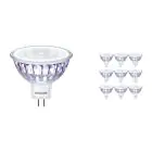Multipack 10x Philips Corepro LED Foco GU5.3 MR16 7W 621lm 36D - 827 Luz muy Cálida | Reemplazo 50W