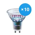 Multipack 10x Philips MASTER LED Spot ExpertColor GU10 PAR16 5.5W 400lm 36D - 940 Blanco Frio | Mejor reproducción de color - Regulable - Reemplazo 50W
