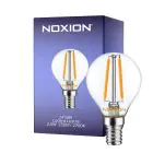 Noxion Lucent Lustre LED E14 Esférica con Filamento Clara 2.5W 250lm – Regulable - Reemplazo 25W