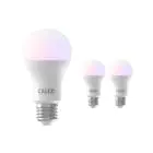 Multipack 3x Calex Smart Tuya Wifi E27 Pera 8.5W 806lm - 822-840 Ajustable Blanco | RGBW - Regulable - Reemplazo 60W