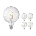 Multipack 5x Calex Smart Tuya Wifi E27 Globe con Filamento 7.5W 1055lm - 818-830 Ajustable Blanco | Regulable - Reemplazo 75W 