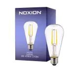 Noxion Lucent LED E27 Pera con Filamento Clara 4W 470lm - 827 Luz muy Cálida | Reemplazo 40W