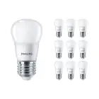 Multipack 10x Philips Corepro LED Lustre E27 Esférica Mate 2.8W 250lm - 827 Luz muy Cálida | Reemplazo 25W