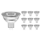 Multipack 10x Noxion Foco LED GU5.3 MR16 4.4W 345lm 60D - 827 Luz muy Cálida | Regulable - Reemplazo 35W