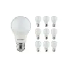 Multipack 10x Noxion Lucent Classic LED E27 Pera Mate 8.5W 806lm - 830 Luz Cálida | Reemplazo 60W