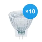 Multipack 10x Ledvance Performance Foco LED Reflector GU4 MR11 4.2W 345lm 36D - 827 Luz muy Cálida | Reemplazo 35W