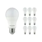 Multipack 10x Noxion Lucent Classic LED E27 Pera Mate 11W 1055lm - 827 Luz muy Cálida | Regulable - Reemplazo 75W