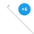 Multipack 6x Bright Choice Pantalla LED Click T8 | Apta para 150cm Tubo LED 
