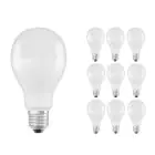 Multipack 10x Ledvance Classic LED E27 Pera Mate 19W 2452lm - 827 Luz muy Cálida | Reemplazo 150W