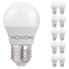 Multipack 10x Noxion Lucent Classic LED E27 Esférica Mate 4.5W 470lm - 827 Luz Muy Cálida | Reemplazo 40W