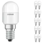 Multipack 10x Ledvance LED Special T26 E14 Tubular Mate 2.3W 200lm - 827 Luz muy Cálida | Reemplazo 20W