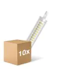 Multipack 10x Osram Slim Line LED R7s 118mm 12W 1521lm - 827 Luz muy Cálida | Reemplazo 100W