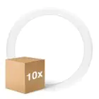 Multipack 10x Ledvance Tubo LED T9 Value Circular (EM/Mains) 18.3W 2200lm - 840 Blanco Frio | Reemplazo 32W