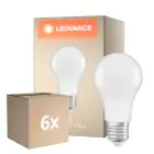 Multipack 6x Ledvance Classic LED E27 Pera Mate 8.8W 806lm - 827 Luz muy Cálida | Regulable - Reemplazo 60W
