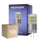 Multipack 12x Noxion Bolt LED Capsule G4 2W 200lm - 827 Luz Muy Cálida | Regulable - Reemplazo 21W