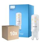 Multipack 10x Philips CorePro LED Capsule G9 Mate 2.7W 300lm - 827 Luz Muy Cálida | Regulable - Reemplazo 25W