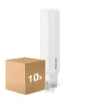 Multipack 10x Philips CorePro PL-C LED 6.5W 700lm - 830 Luz Cálida | 4-Pines - Reemplazo 18W