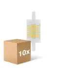 Multipack 10x Ledvance Performance LED R7s doble Ended 78mm Clara 12W 1521lm - 827 Luz muy Cálida | Regulable - Reemplazo 100W
