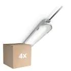 Multipack 4x Philips Pantalla LED Estanca CoreLine WT120C G2 42.9W 6000lm - 840 Blanco Frio | 150cm 