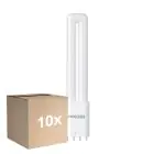 Multipack 10x Noxion Lucent PL-L LED 7.9W 1000lm - 840 Blanco Frio | 4-Pines - Reemplazo 18W
