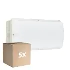 Multipack 5x Philips LED Seguridad Ledinaire WL055V Blanco 6W 600lm - 830 Luz Cálida | 374x150mm - IP65