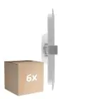 Multipack 6x Ledvance Downlight LED Slim Cuadrado SQ155 12W 1020lm 120D - 830 Luz Cálida 
