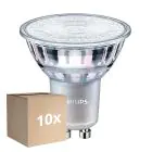 Multipack 10x Philips MASTER Value Foco LED GU10 PAR16 3.7W 365lm 60D - 930 Luz Cálida | Mejor Reproducción De Color - Regulable - Reemplazo 50W