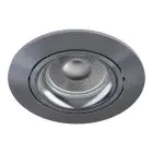 Noxion Empotrado Foco Vision MR16 Ajustable Brillante Gris | 82mm - Recorte 69mm - IP20 - Incl. GU10 Casquillo