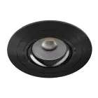 Noxion Empotrado Foco Logic MR16 Ajustable Brillante Negro | 92mm - Recorte 80mm - IP20 - Incl. GU10 Casquillo