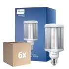 Multipack 6x Philips TrueForce LED E27 HPL Clara 42W 5700lm 360D - 830 Luz Cálida | Reemplazo 125W