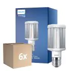 Multipack 6x Philips TrueForce LED E40 HPL Clara 42W 6000lm 360D - 840 Blanco Frio | Reemplazo 200W