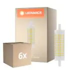 Multipack 6x Osram LED R7s 118mm Clara 19W 2452lm - 865 Luz De Día | Reemplazo 150W
