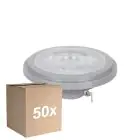 Multipack 50x Noxion Foco LED G53 AR111 7.4W 450lm 24D - 930 Luz Cálida | Mejor Reproducción De Color - Regulable - Reemplazo 50W