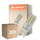 Multipack 20x Ledvance LED Pin G9 Clara 4.5W 600lm - 827 Luz Muy Cálida | Reemplazo 48W
