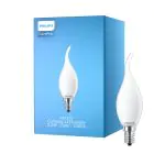 Philips Corepro LED Vela E14 Doblado-tip Mate 2.2W 250lm - 827 Luz Muy Cálida - Reemplazo 25W